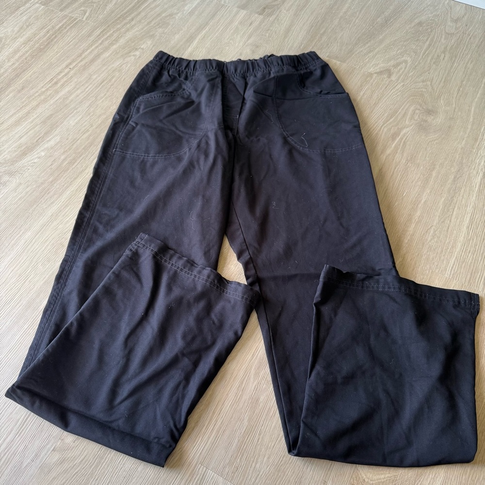 Urbane Black Scrubs